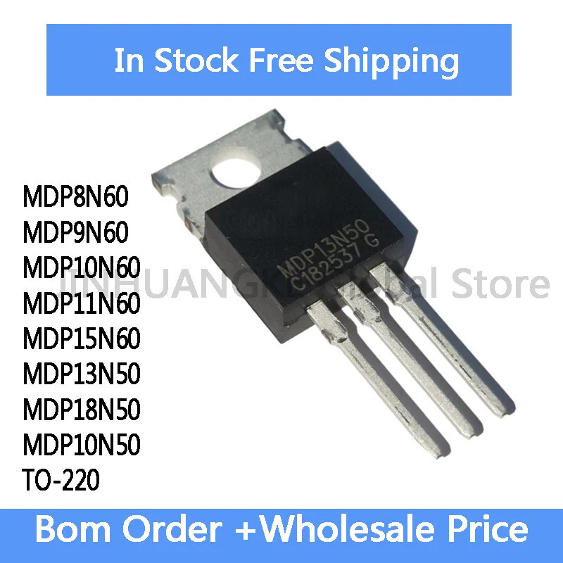 5 Cái MDP8N60 MDP9N60 MDP10N60 MDP11N60 MDP15N60 MDP13N50 MDP18N50 MDP10N50 TO-220 Hiệu Ứng Trường T