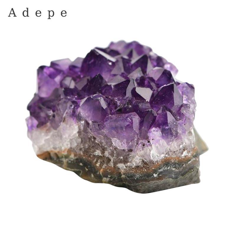 Adpe Thạch Anh Tím Pha Lê Geode Màu Tím Đậm Thạch Anh Tím Geode Tự Nhiên Cho May Mắn & Trang Trí Nhà