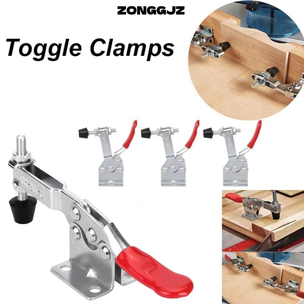 Kẹp cố định hàn ZONGGJZ, Kẹp chuyển đổi GH201-B phát hành nhanh, Dụng cụ cầm tay kéo đẩy ngang bền b