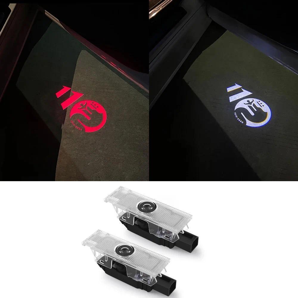 Dành Cho Alfa Romeo Cửa Đèn 2 Cái / bộ Alfa 110Th Ma Bóng Ánh Sáng Lịch Sự Cho Alfa Romeo 147 159 Mi