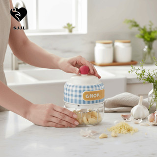 Máy Xay Tỏi Điện SJJL, Máy Chế Biến Thực Phẩm Đa Năng Di Động, Máy Xay Rau Không Dây Mini Có Thể Tháo Rời Nhanh