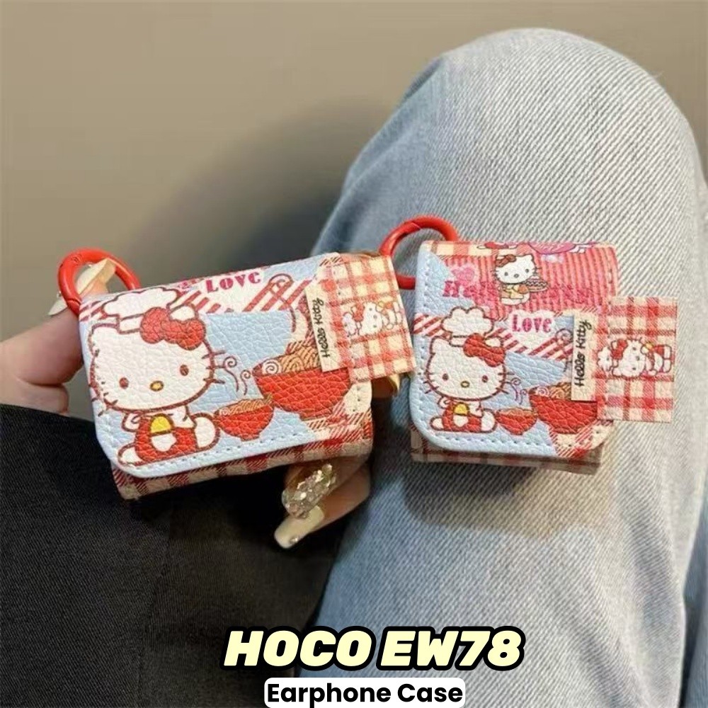[Yoshida] Dành cho vỏ HOCO EW78 Vỏ bọc tai nghe dệt may hoạt hình dễ thương