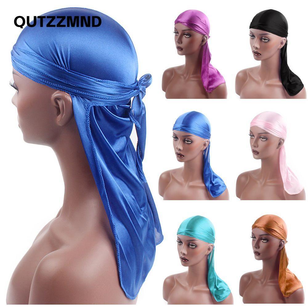 Lụa Durag thời trang, dễ điều chỉnh, phù hợp làm chemo cap hay headwrap