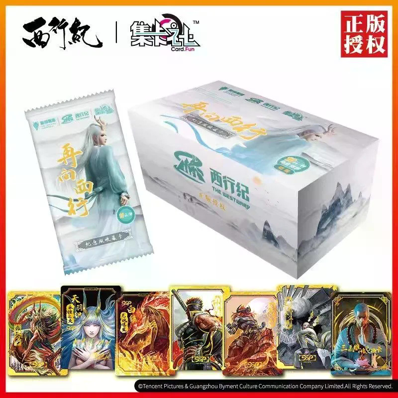 [Toàn bộ hộp 18 gói] Phiên bản kỷ niệm Westward Journey Collector 's Cards Again Westward Anime Hàng