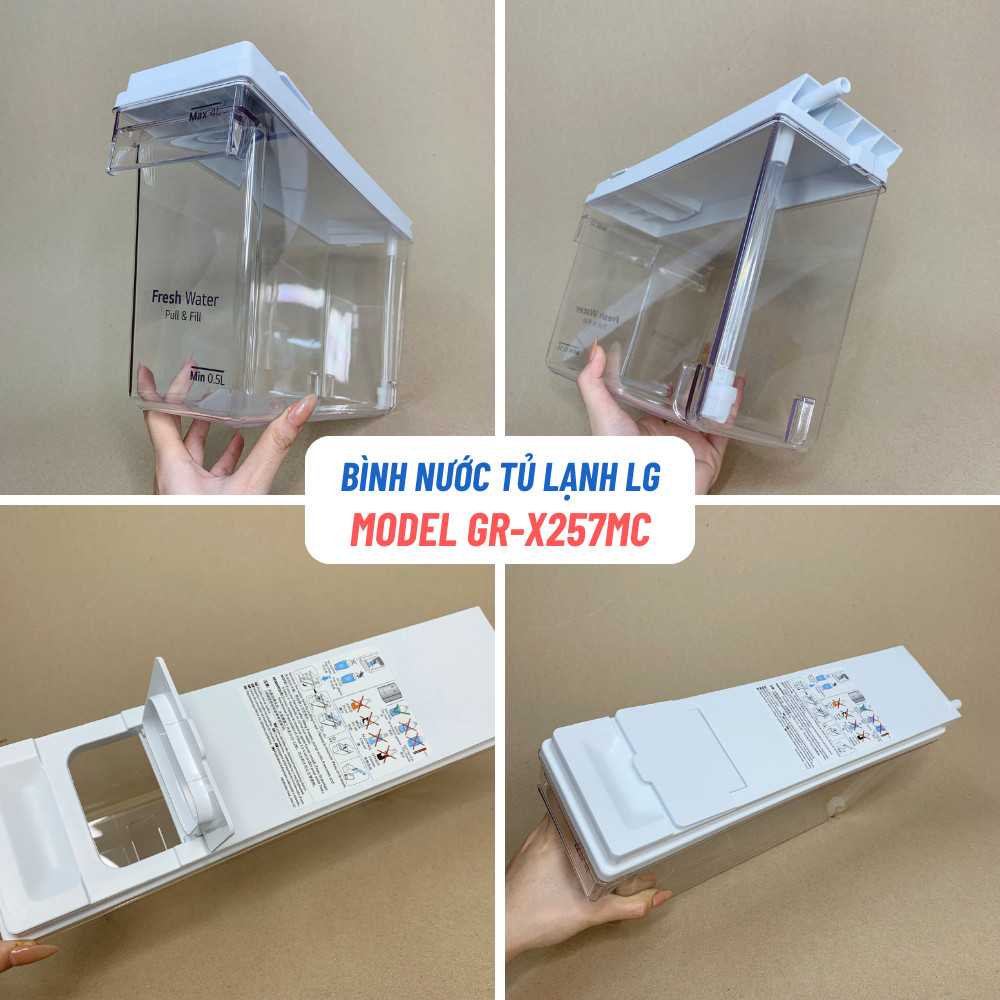 Bình Đựng Nước Làm Đá Tự Động LG Phù Hợp Nhiều Model, Hộp Đựng Nước Làm Đá Tự Động Tủ Lạnh LG (Nhắn 