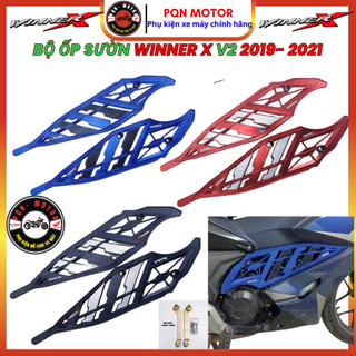 Bộ Ốp Sườn & Ốp Lốc Máy Cho Honda Winner X 2019 2020 2021 Tặng Pát Gắn Kiểu Z1000 Độ Xe Đẹp