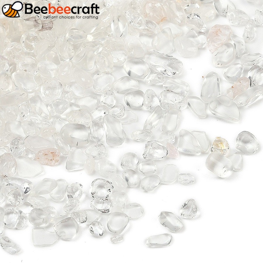 1000gs Hạt Thạch Anh Không Lỗ Chip 3-8x3-4.5x0.1-3mm 7142-20000pcs / 1000g