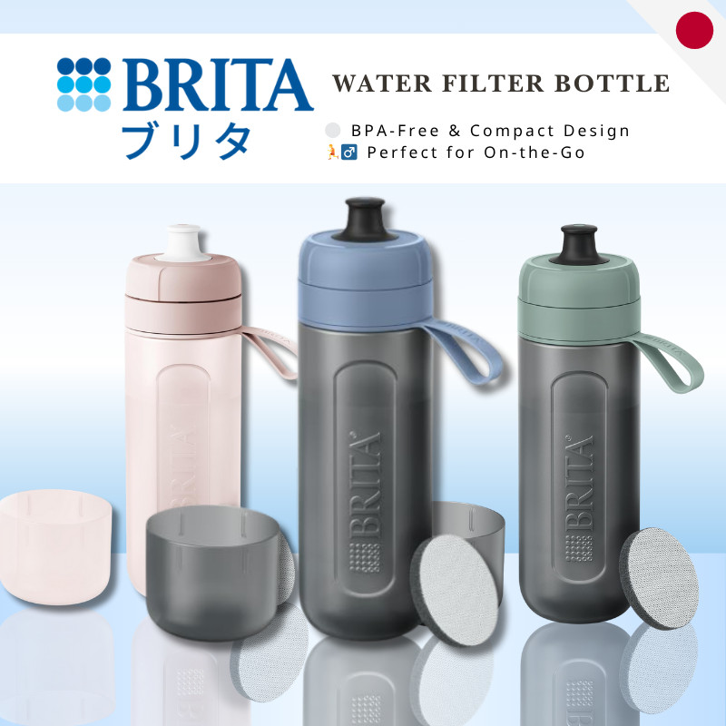 Bình lọc nước Brita Fill & Go Active - Loại bỏ PFOS/PFOA, Bình lọc nước di động