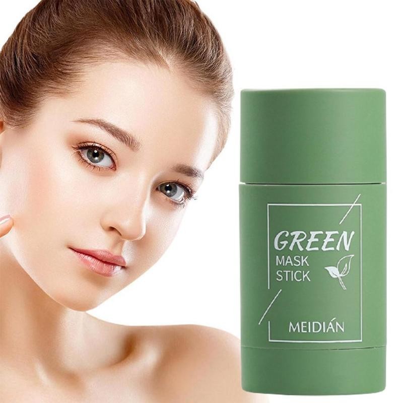 MEIDIAN Charm Point Plant Solid Mask Stick Cleansing App Mask Cà tím Trà xanh Mud Mask Stick Oil Con