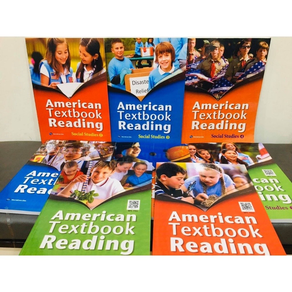 American Textbook Reading - In màu đẹp 8 Quyển