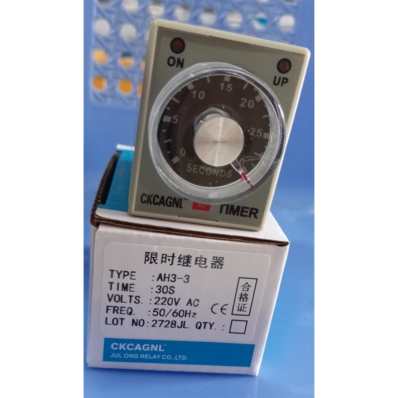 Rơ le CKC thời gian AH3-3 220V 30 giây
