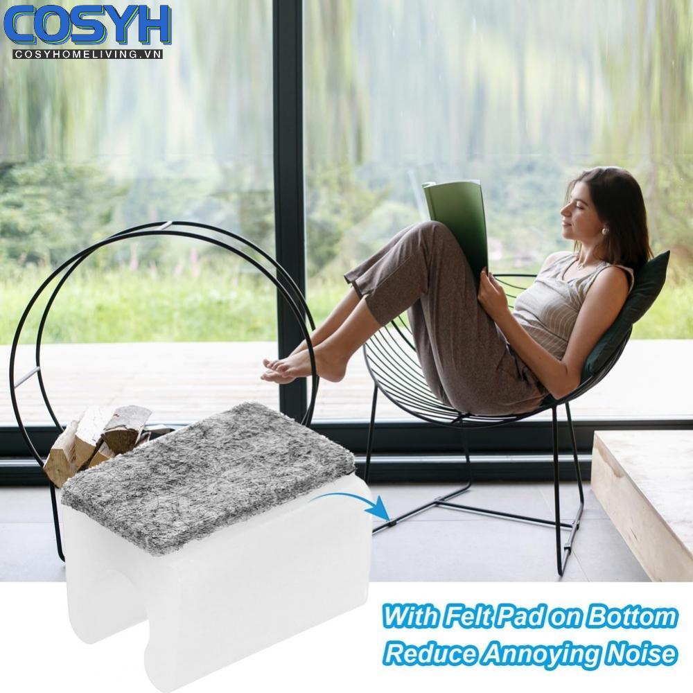 <cosyh>1624 Chair Leg Covers with Felt Pads for Quiet and Scratch Free Floor Protection