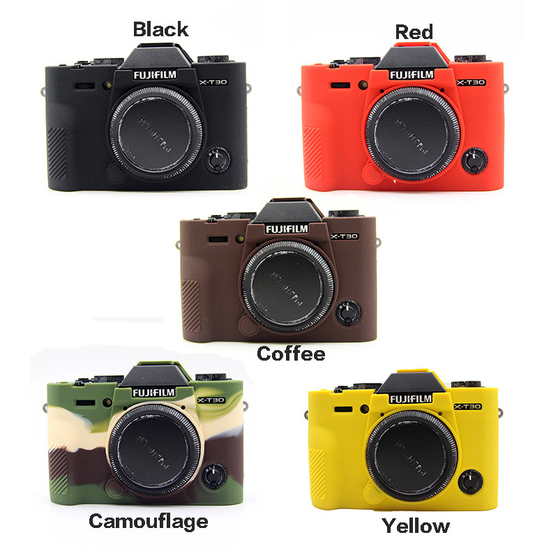 XT30 Camera Vỏ Silicon Bảo Vệ Cho Fujifilm X-T30 XT30 Vỏ Bảo Vệ Cơ Thể Da