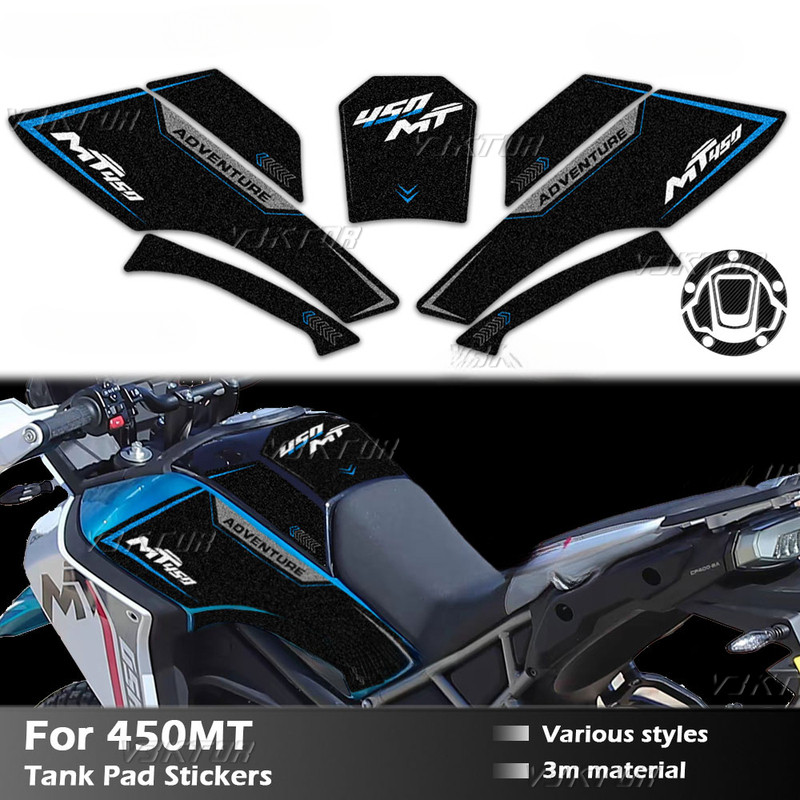 Cho 450MT Xe Máy Bình Nhiên Liệu Miếng Dán Xe Tăng Miếng Lót Decal Dầu Khí Nắp Bảo Vệ Cho cfmoto 450
