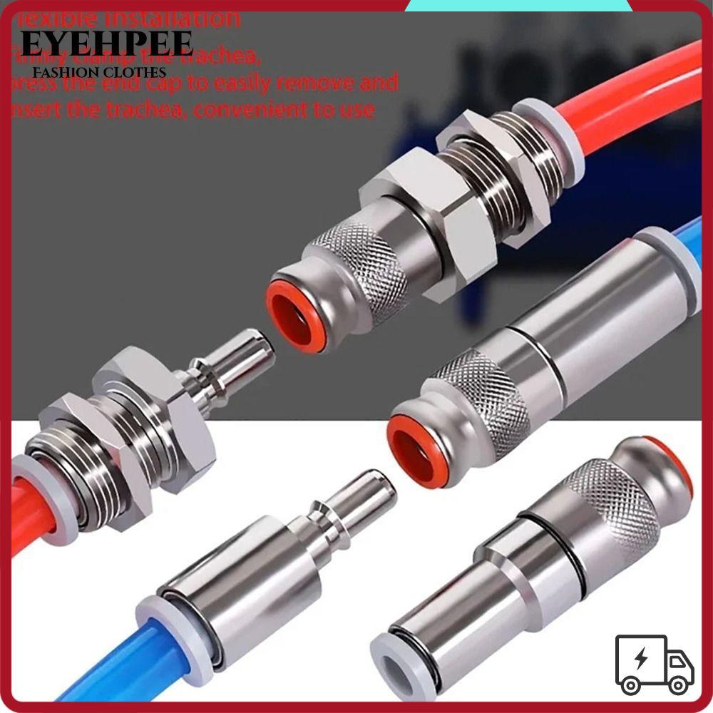 EYEHPEE 1 Cái Khớp Nối Nhanh, KK2P / KK2S-04H-06H-04E-06E-06E Đầu Nối Nhanh Khích Một Chiều, Ống PU 