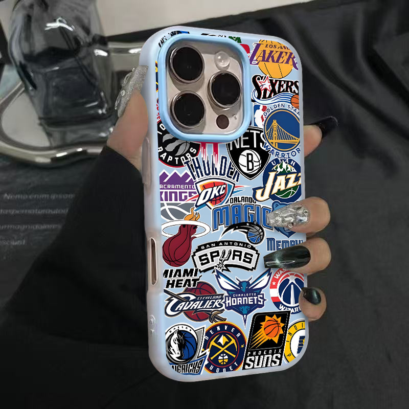 Vỏ thạch nhãn đội NBA Châu Âu và Mỹ [hai lớp 2 trong 1] chống rơi Samsung A 17 A 12 A14 A15 4G / 5G 