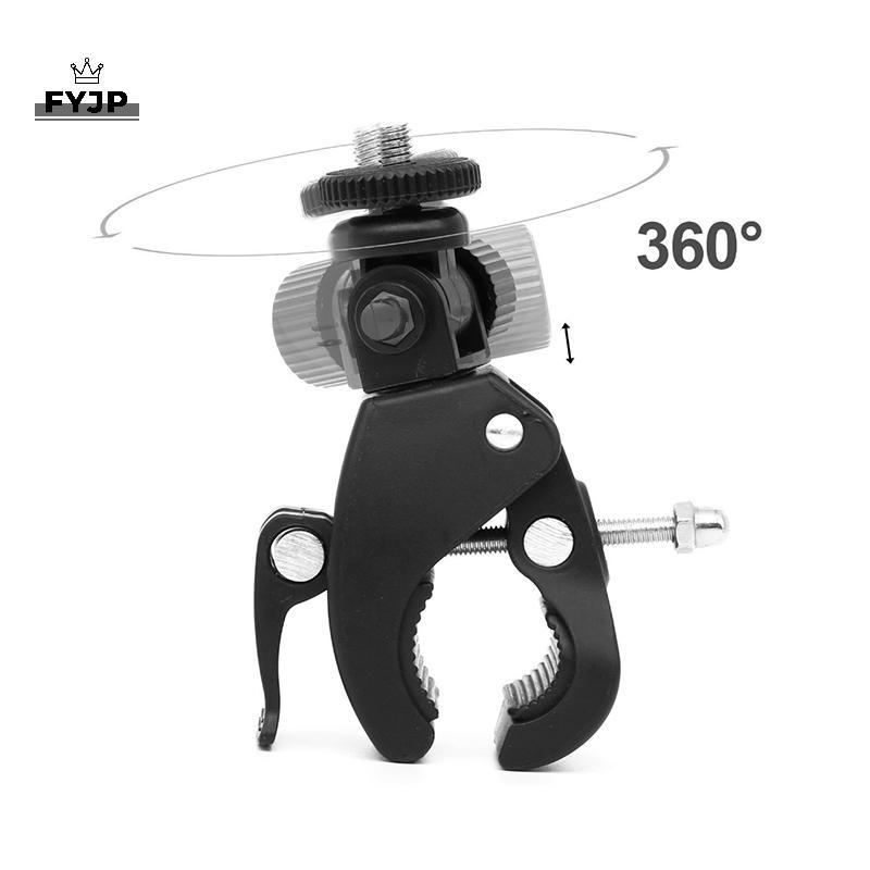 FEJP Camera Tripod Mount + Adapter Tay Cầm Kẹp Cuộn Thanh Cho gopro Hero 1 2 3 3 + Mới [JP]