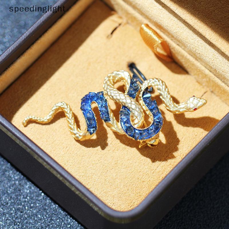 [SPGH] Trâm cài xương rắn phong cách Pháp, Phụ kiện quần áo cao cấp Oozing Sang trọng Hot