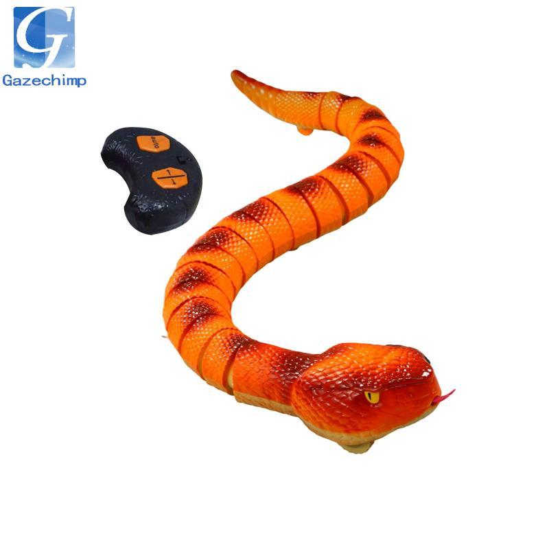 RC Rắn Đồ Chơi Điều Khiển Từ Xa Rắn Đồ Chơi Thực Tế Rắn Bò Động Vật Điện