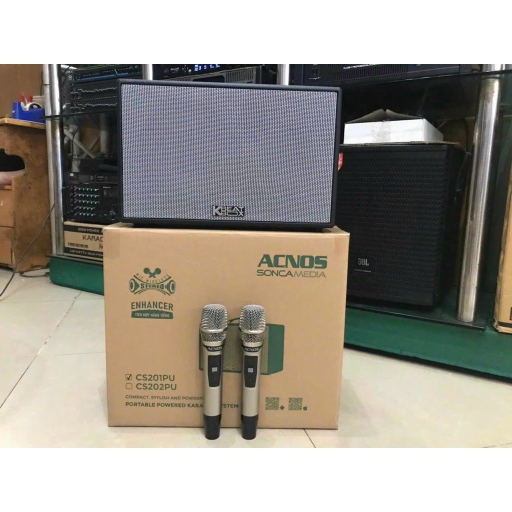 [HCM] Loa Karaoke Di Động ACNOS CS201PU - New 2026 - audio chinh hãng