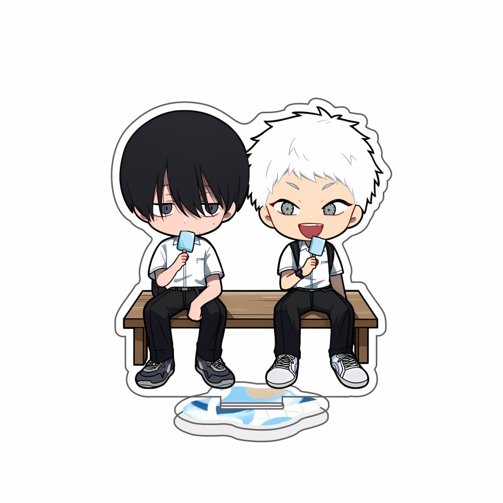 Mùa Hè Hikaru Chết Hikaru Indo Yoshiki Tsujinaka Yoshiki Tsujinaka & Hikaru Indo Acrylic Đứng Để Bàn