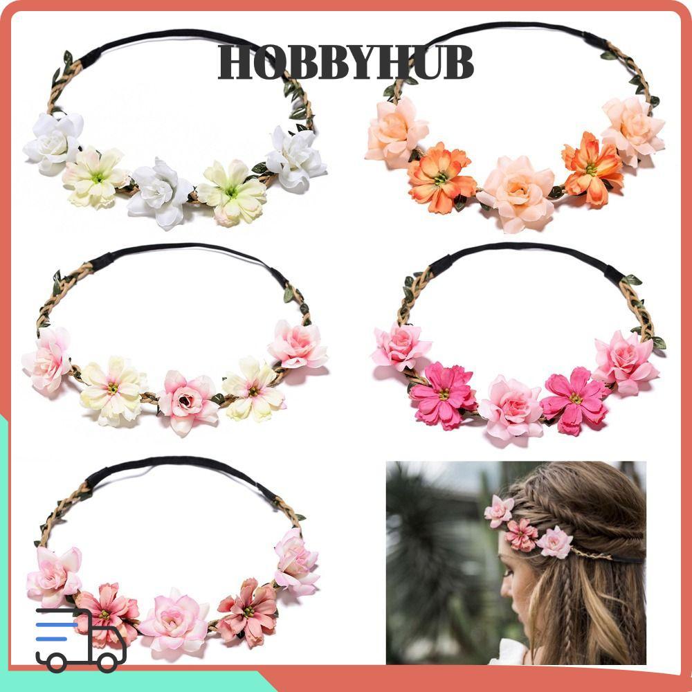 HOBYHUB Flower Crown Handmade Mori Girl Dance Performance