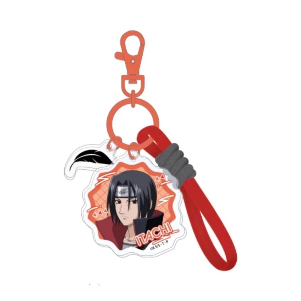 Naruto Shippuden Anime Móc Khóa Hatake Kakashi Acrylic Móc Chìa Khóa Sasuke Itachi Móc Khóa Túi Mặt 