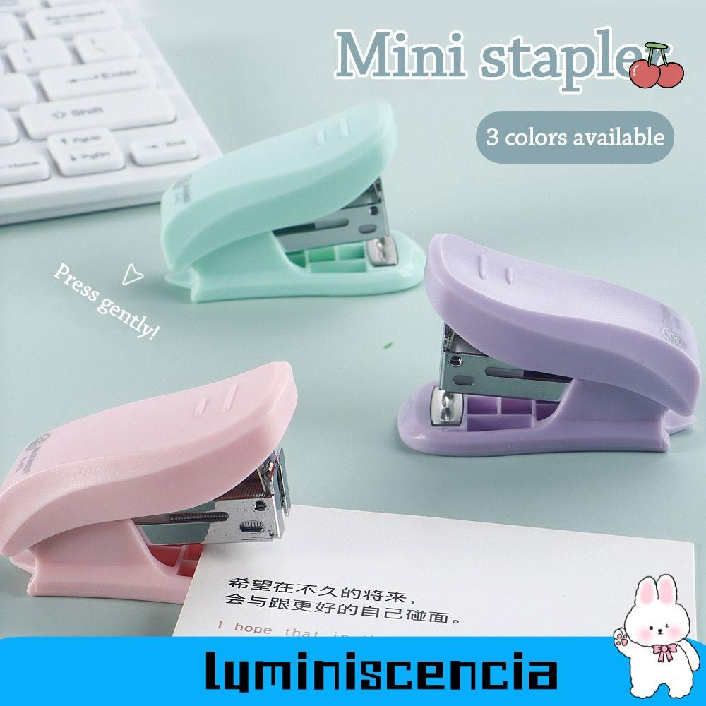 Kim bấm Mini LUMINISCENCIA, Kim bấm màu tươi 26 / 6| Sách tiết kiệm lao động Văn phòng trường học