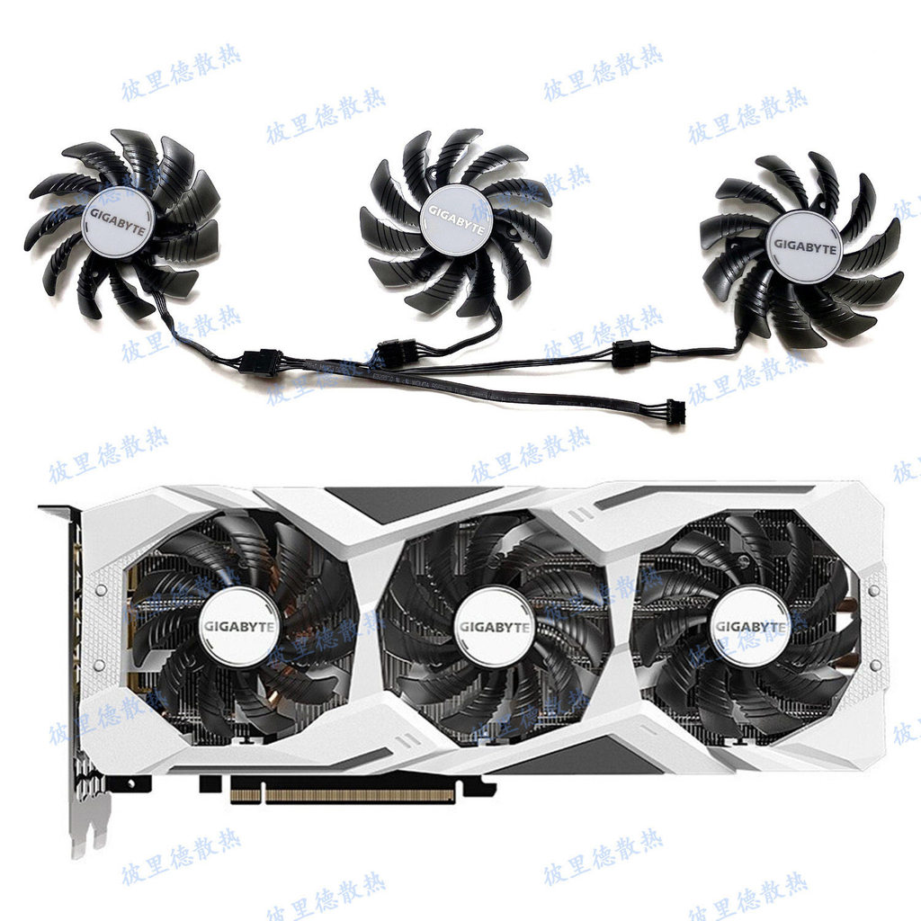 [COD] GIGABYTE GIGABYTE RTX2060 2060S 2070 GAMING TRẮNG Card Đồ Họa Quạt T128010SU