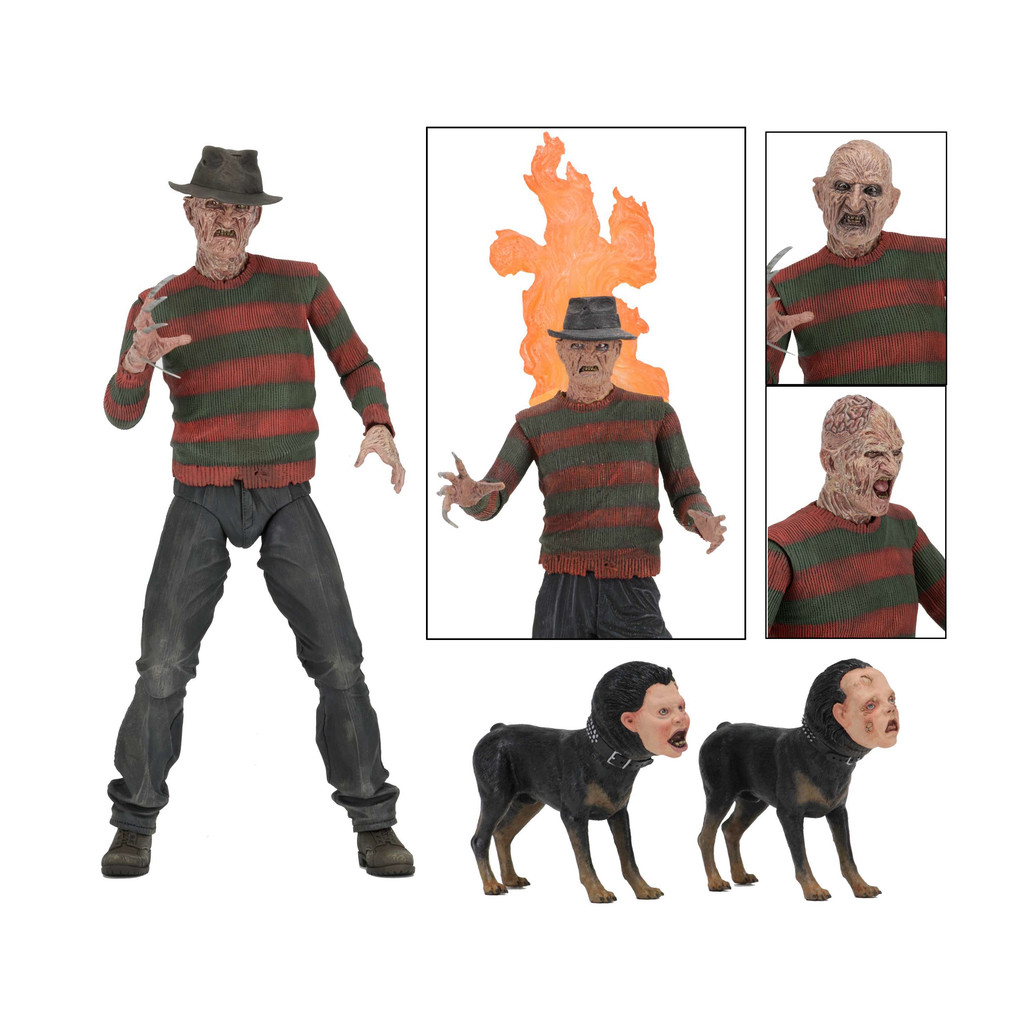 [Hàng có sẵn] NECA NECA Freddy Part 2 Double Dog 1 / 12 Nhân vật hành động Laser