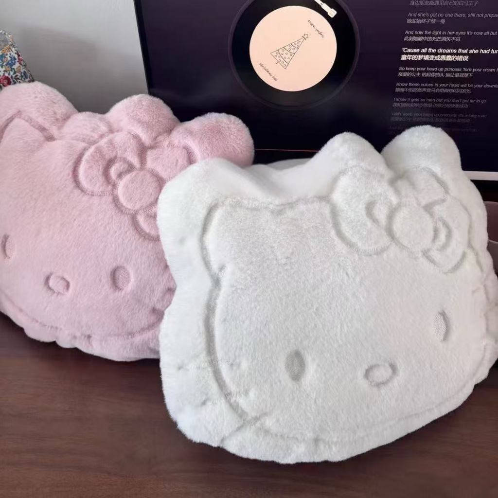 【Ready Stock】 Cute Cat Pillow Plush Cushion Bedside Chair Cushion Office Lunch Sofa Lunch Break Pill
