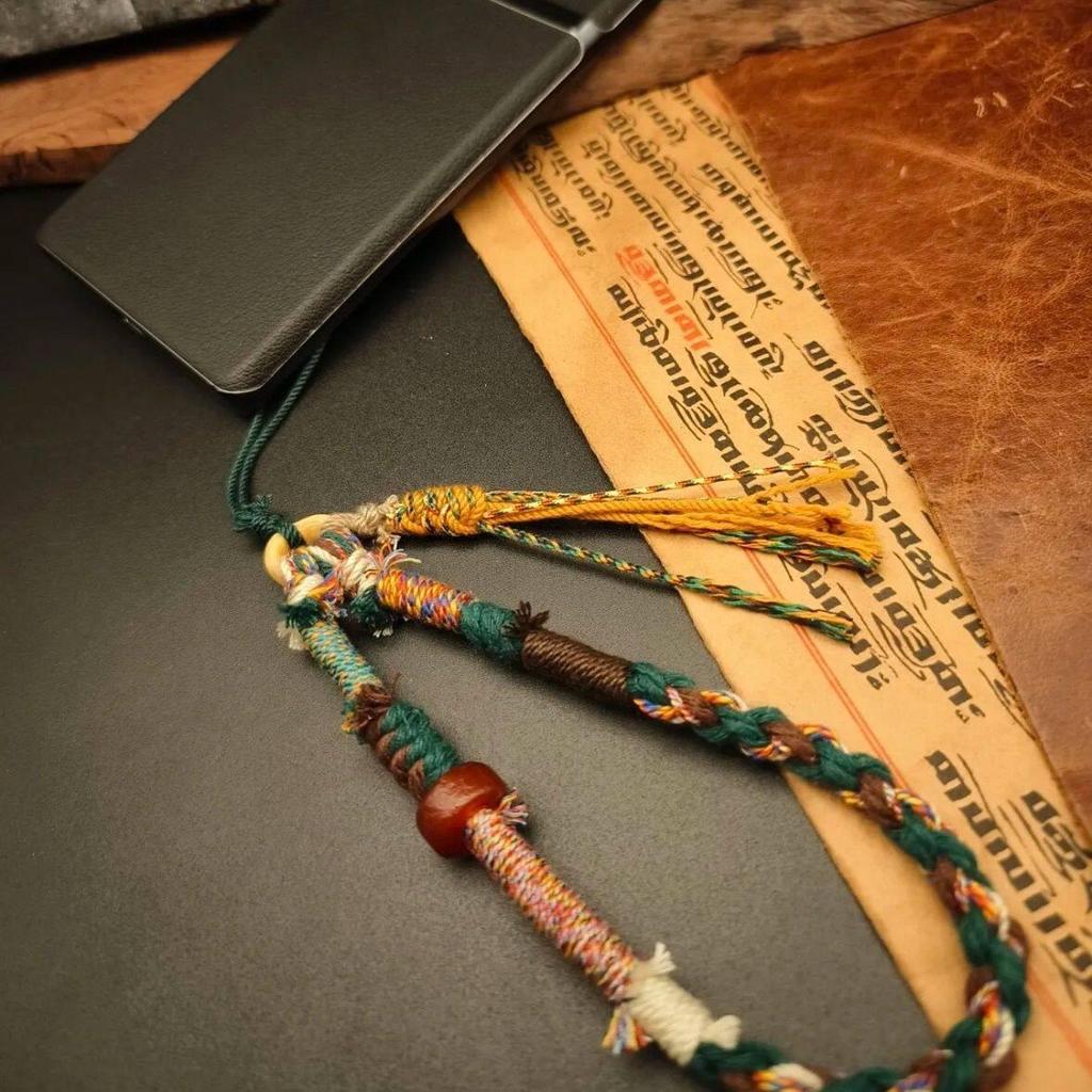 Phong Cách Tây Tạng Tua Rua Dây Bện Tay Dây Điện Thoại Di Động Dây Chống Mất Cổ Tay Dây Túi Treo2026