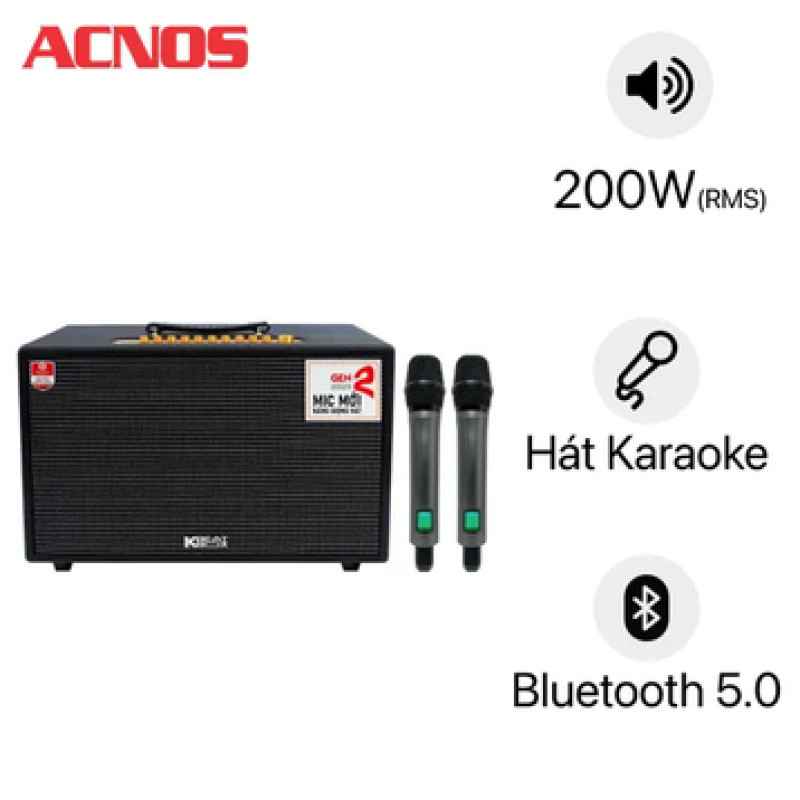 Loa karaoke xách tay ACNOS HiNet 3600 - Gen 2