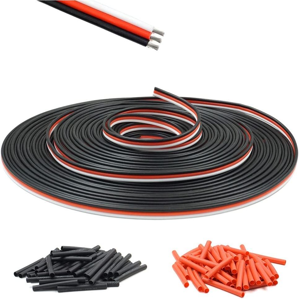 Dây cáp mở rộng Servo 22AWG 26AWG 60 lõi Dây dẫn 3P cho xe RC Máy bay không người lái Thuyền máy bay