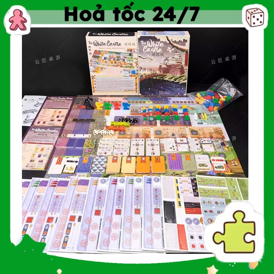 Boardgame The White Castle Lâu Đài Himeji bản Trung