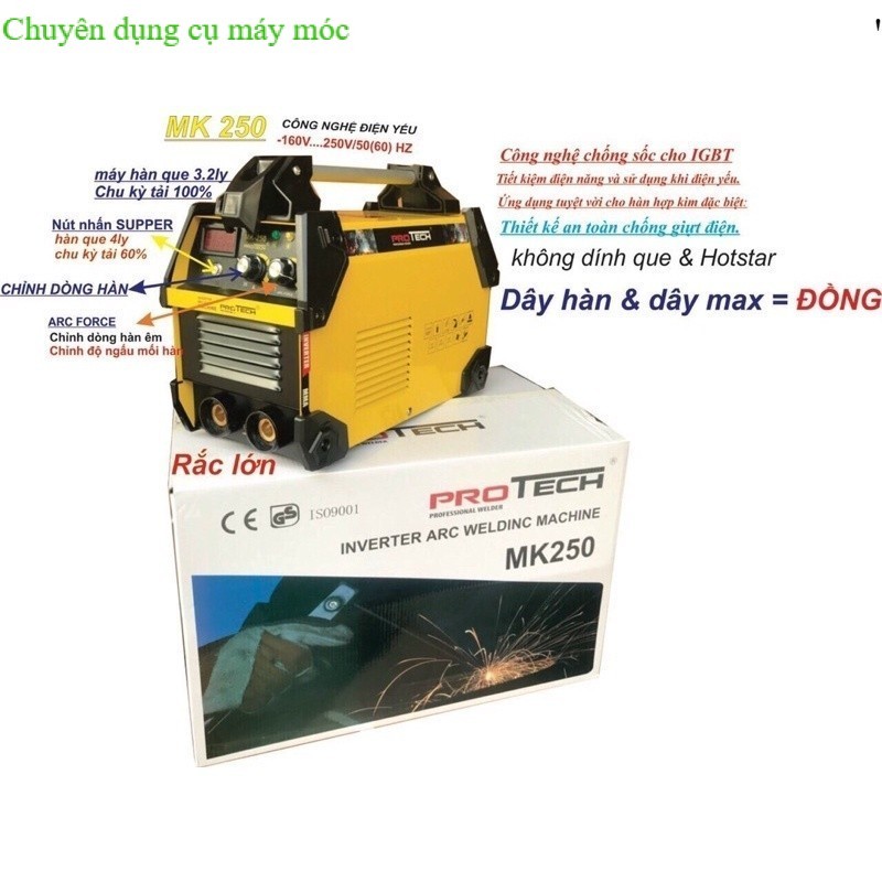 Máy Hàn Protech MK-250, Máy Hàn Chuyên Điện Yếu MK-250 . SHOP DỤNG CU