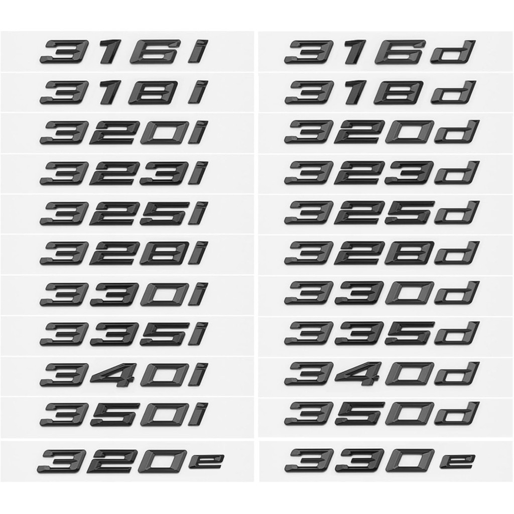 Bóng Đen 320i 320d 320e 325d 328d 330i 330d 330e 335d 340d Quốc Huy Miếng Dán Serie 3 E90 E91 E92 F3