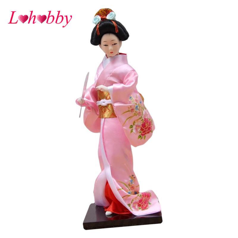 11 "Nhật Bản Kimono Geisha Châu Á Geisha Humanoid Girl Tượng Thanh Trang Trí