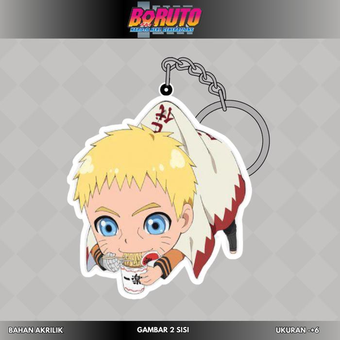 [Boruto] Gantungan kunci & Strap handphone full akrilik karakter hokage uzumaki naruto anime boruto 