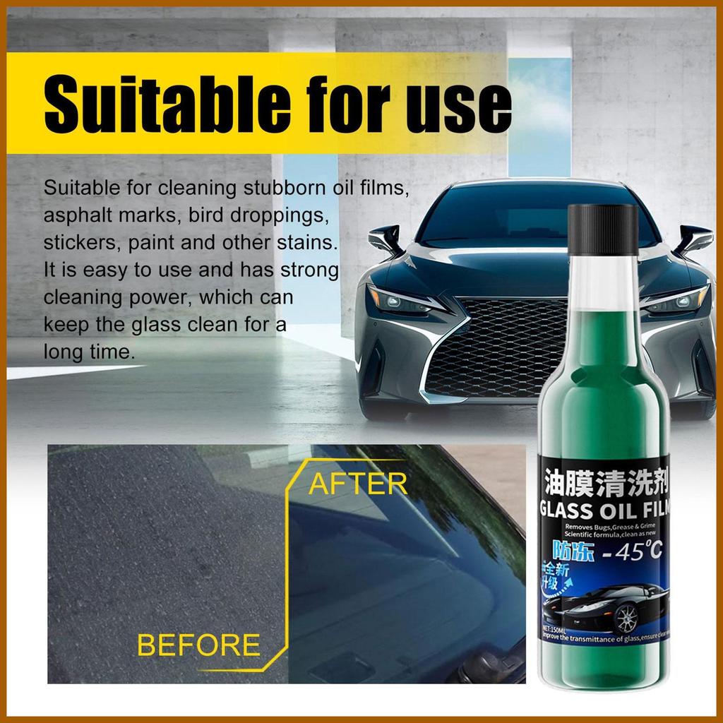 Kính Chắn Gió Bụi Màng Dầu Chống Đóng Băng Máy Giặt 150ml Chiếu Hậu Ô Tô Loại Bỏ Vết Bẩn Phục Hồi Ch