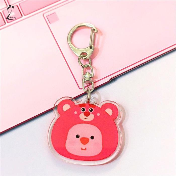 【Nosworthy】Gantungan Kunci  Akrilik Gila Liontin Ransel Siswa Hadiah  Lucu