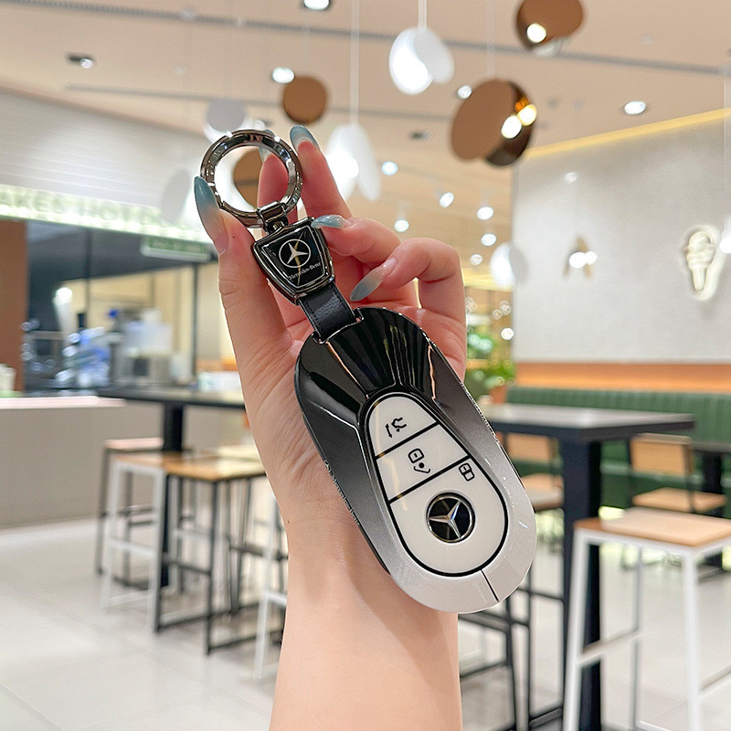 Thích hợp cho 2024 Mercedes-Benz GLC Chìa Khóa GLC300L Xe GLC260L C260L Vỏ EQE350 Khóa Túi Nam