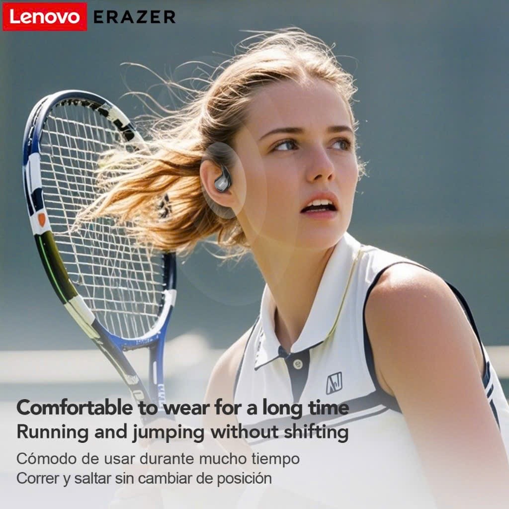 Tai Nghe True Wireless Kẹp Tai Phiên dịch 134 ngôn ngữ Lenovo Erazer XT66 Pro | BT 5.4 | Đèn báo | BigBuy360 - bigbuy360.vn