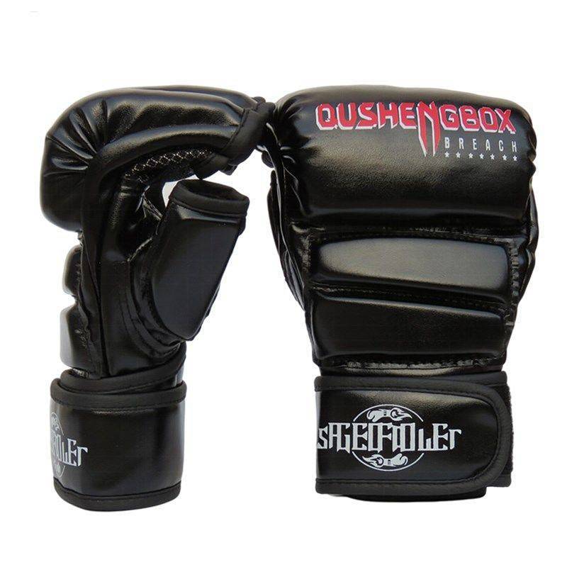 Half Finger Boxing Glove MMA Finger Gloves Adult Men and Women UFC Half Finger Training Professional
