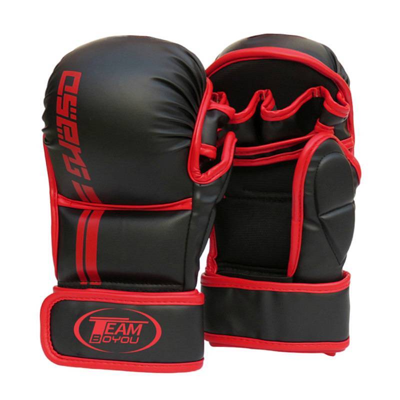 MMA Half Finger Boxing Gloves Professional Fight Training Special Punching Bag Steamed Bread Boxing 