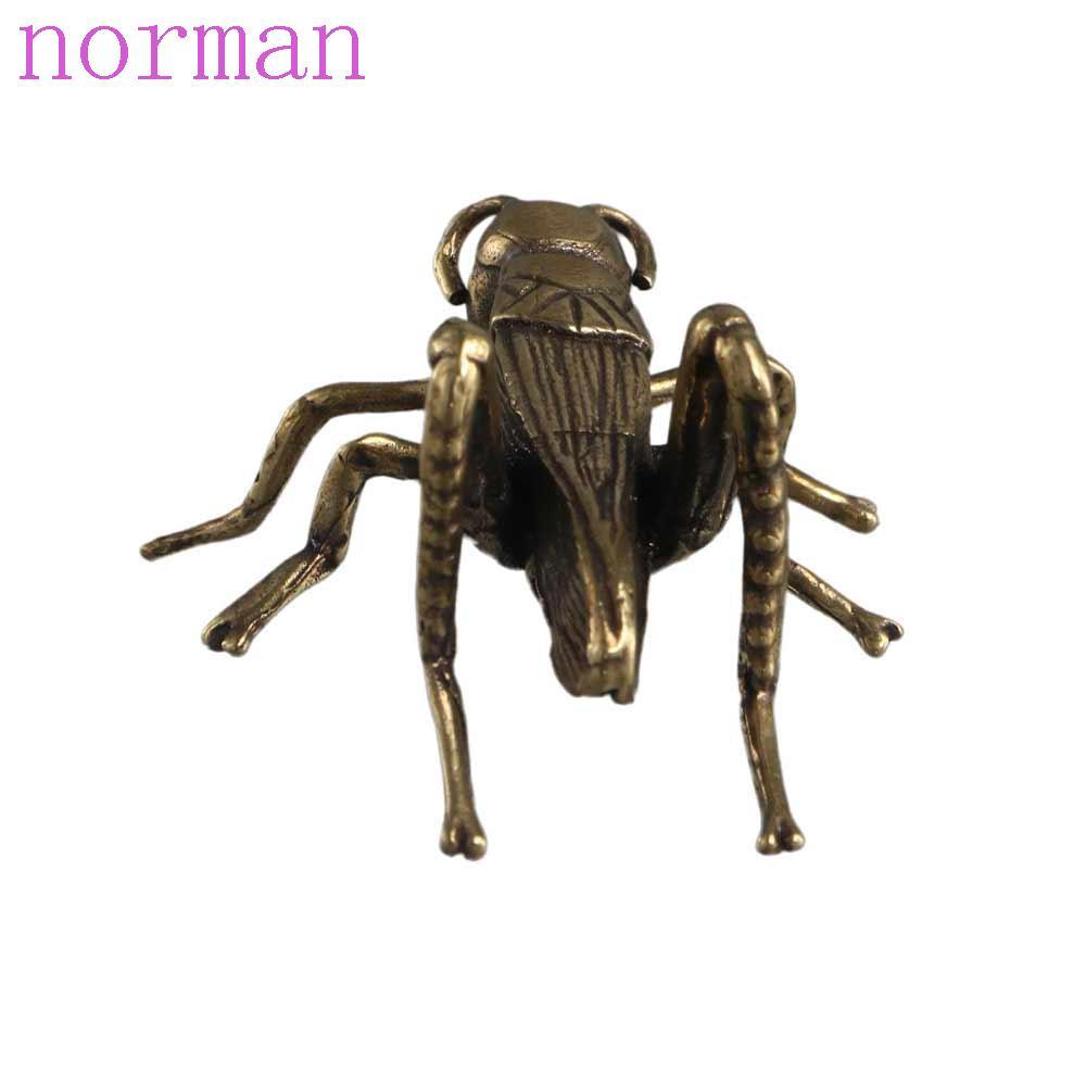 NORMAN Đồng Cricket, Tượng cricket bằng đồng thau nhỏ rắn, Cricket Retro Trang trí nhà trẻ trung