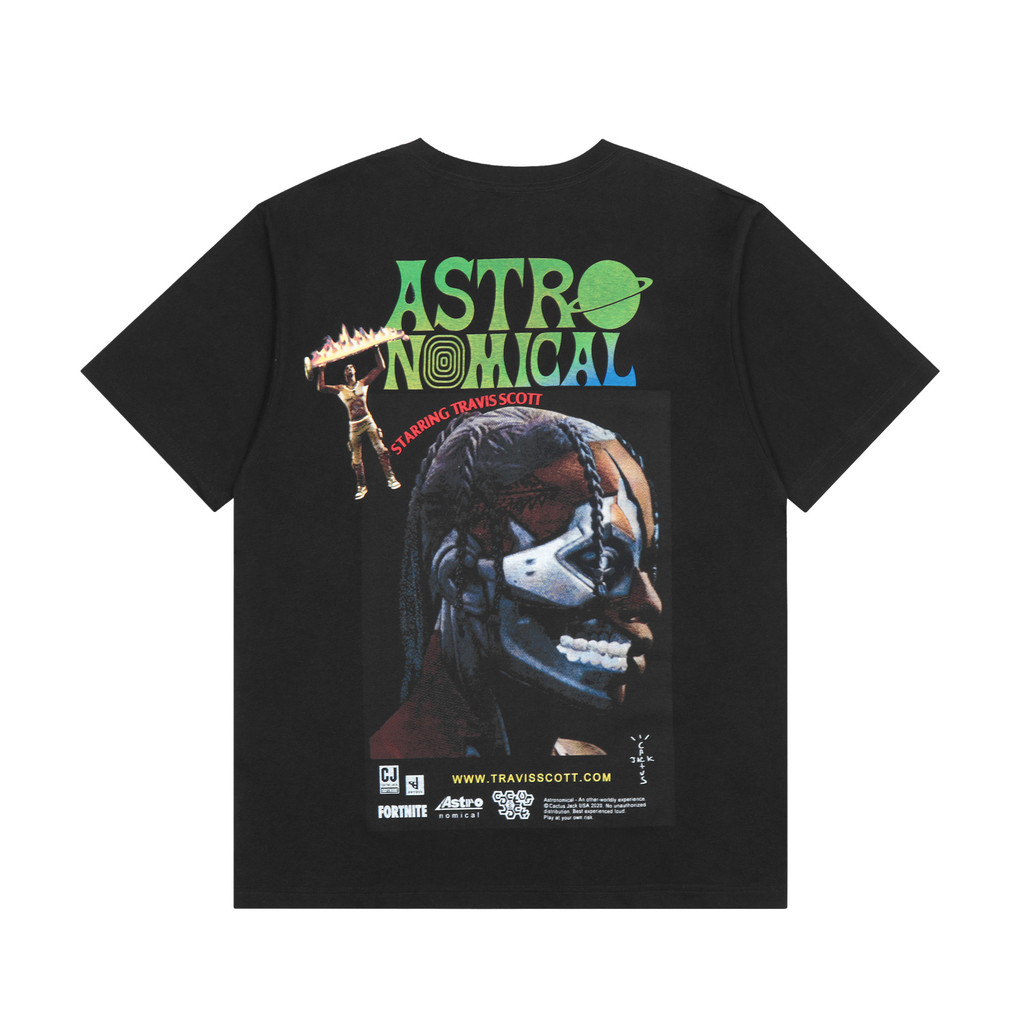 NHFM Travis Scott Cactus Jack Fortnite Fortnite Terminator Short Sleeve T Men's T-shirt