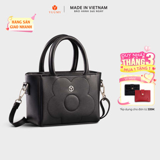 Túi Yuumy (Thời trang nữ họa tiết bông hoa - Túi xách da Seasand YTX66)