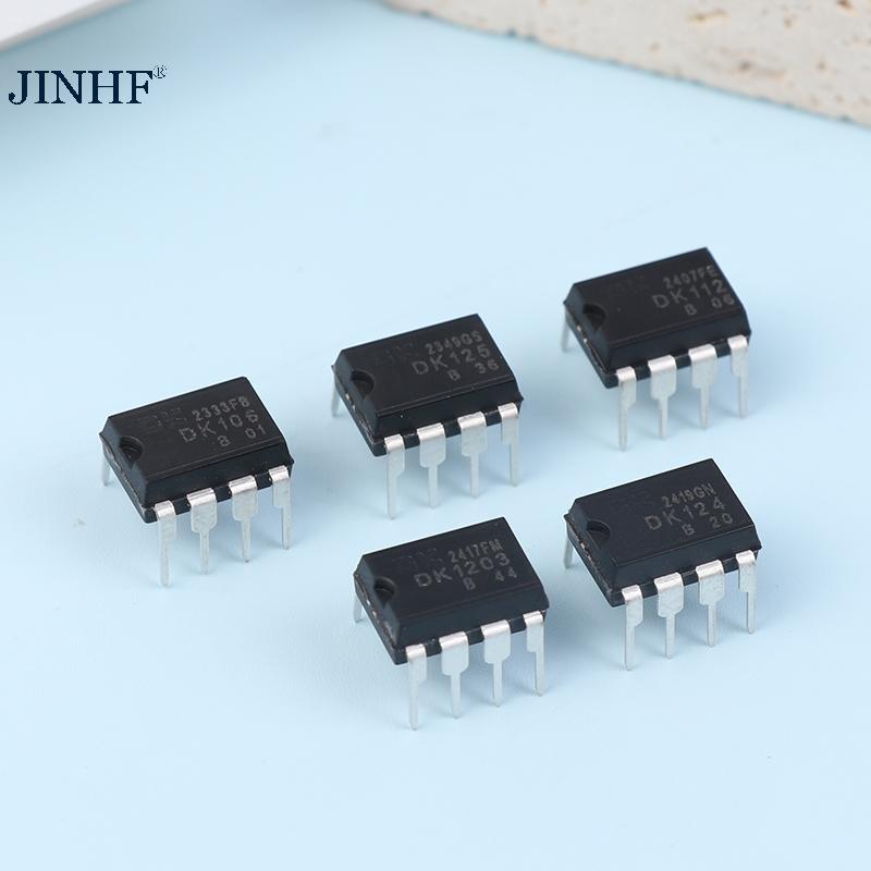 JINHF 5 Chiếc DK106 DK1203 DK112 DK124 DK125 Power Chip Switch Tích Hợp Phụ Kiện Áo HOT