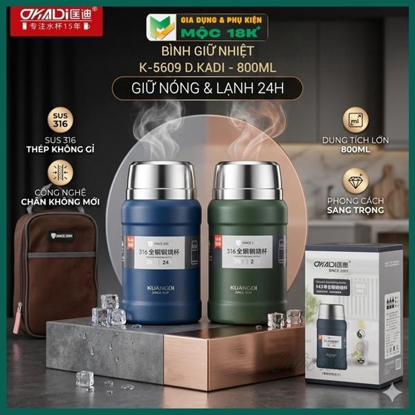 Bình Giữ Nhiệt D.KADI K-5609 800ml